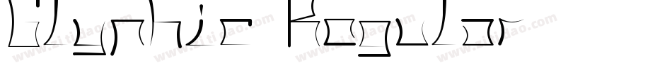 Glyphic Regular字体转换
